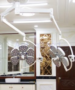 Đèn Led Phẫu Thuật, Đèn Mổ Treo Trần 2 Nhánh Full LED Bóng Đôi PETAL 5/5