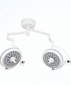 Đèn Led Phẫu Thuật, Đèn Mổ Treo Trần 2 Nhánh Full LED Bóng Đôi LED500/500