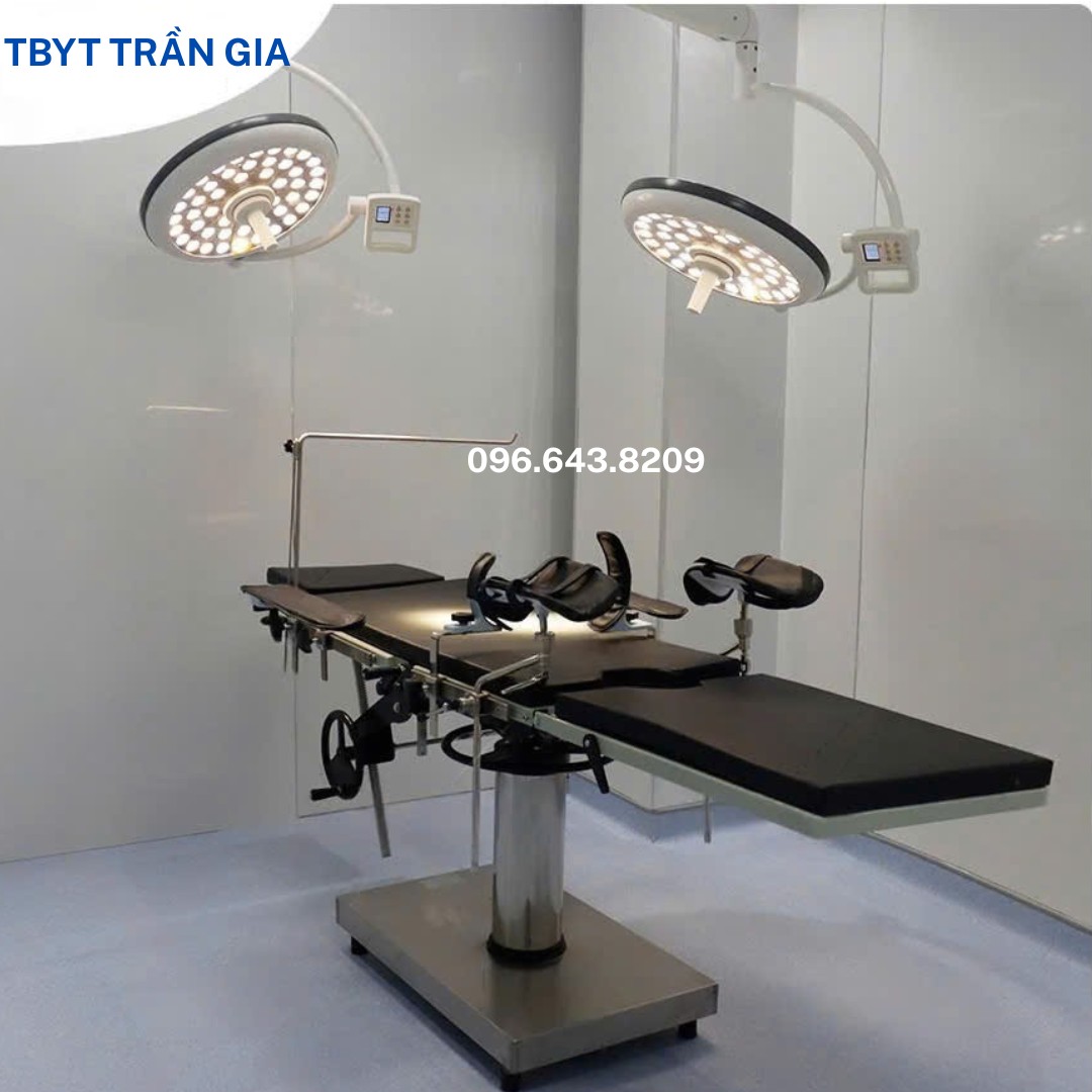 Đèn Led Phẫu Thuật, Đèn Mổ Treo Trần 2 Nhánh Full LED Bóng Đôi LED500/500 - Ảnh 3