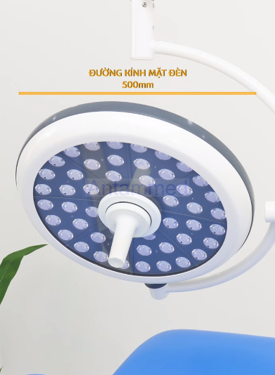 Đèn Led Phẫu Thuật, Đèn Mổ Treo Trần LED500 Bóng Đơn Full LED - Ảnh 4