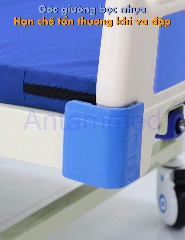 Giường y tế cho bệnh nhân chỉnh cơ 1 tay quay Hi-MEC HMHB-1010 - Ảnh 5