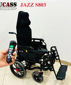 Xe lăn điện ngả nằm Lucass Jazz S803 có điều khiển từ xa